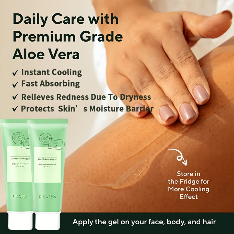 Pure Aloe Vera Gel for Face — Hydrating, Soothing & After-Sun Skin Care